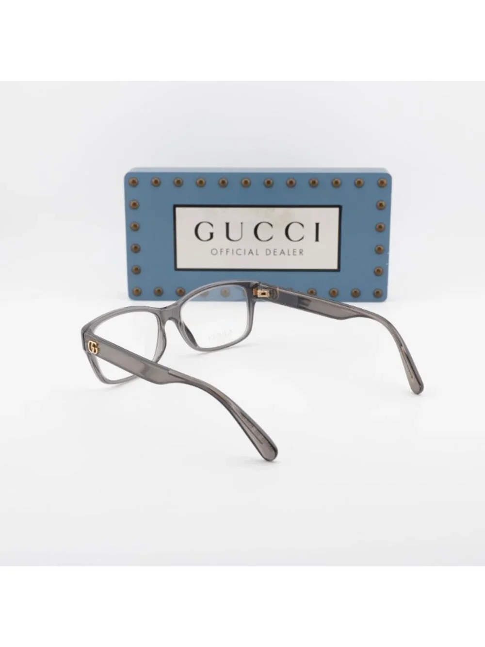 Gucci GG0716O 003 Rectangle Eyeglasses 53mm - Grey